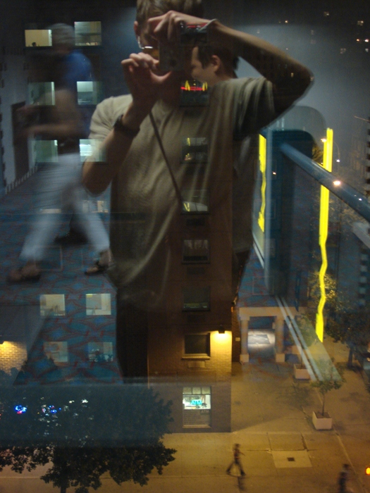 Ich bin in einem Glas