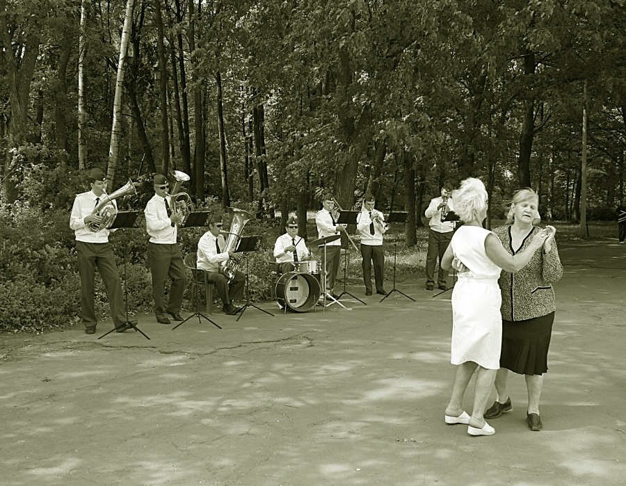 in einer Stadt Garten