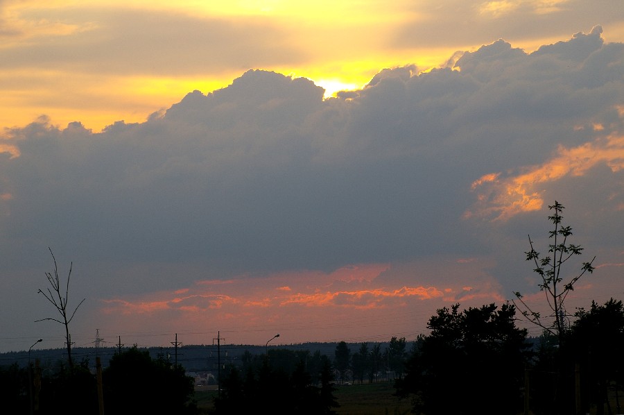 Bunte Sonnenuntergang