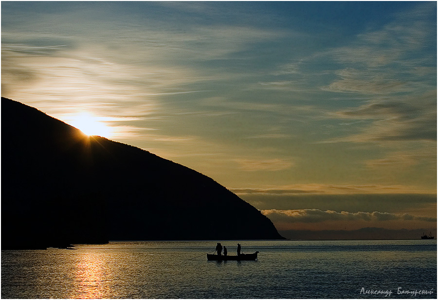 Fang von Fischen und großen ...