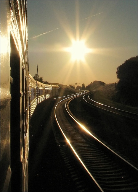 Kurvenreiche Strecke ..