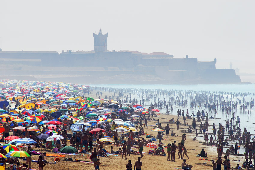 Sonntag. Plus 40 Grad Celsius.