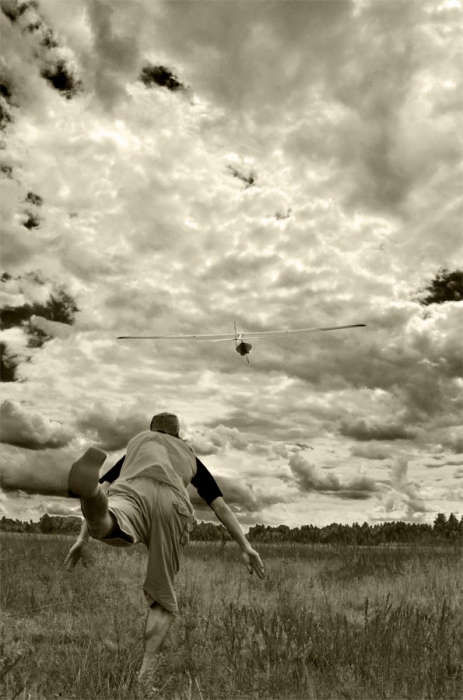 Streben nach den Wolken