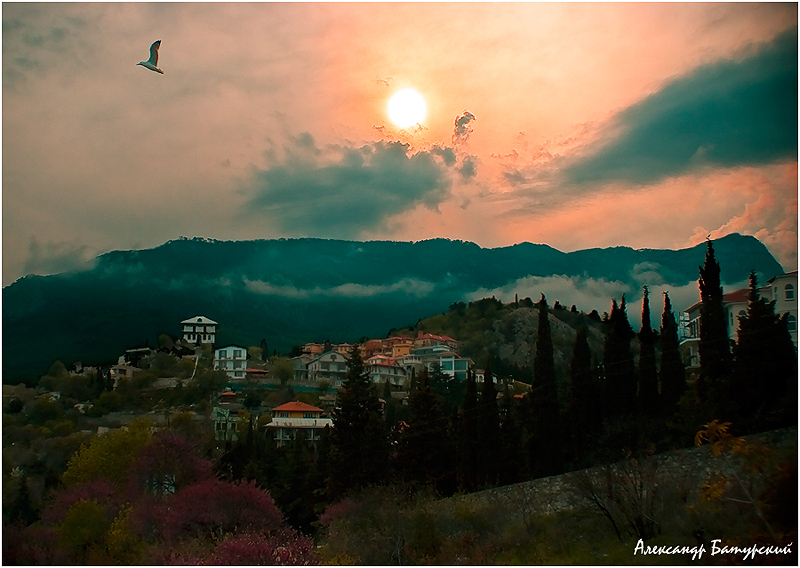 Gurzufskiy Sonnenuntergang