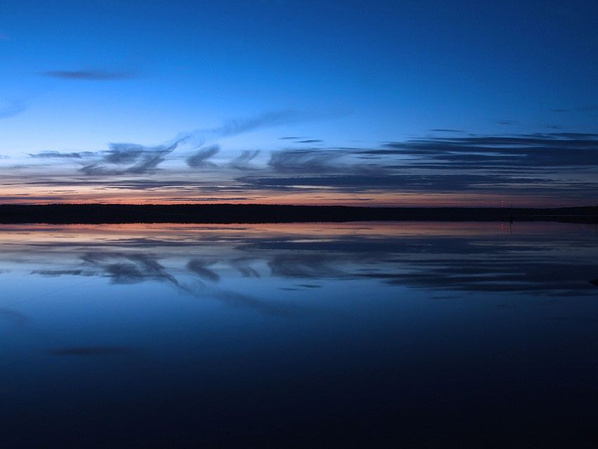 Gespiegelte Sonnenuntergang 2