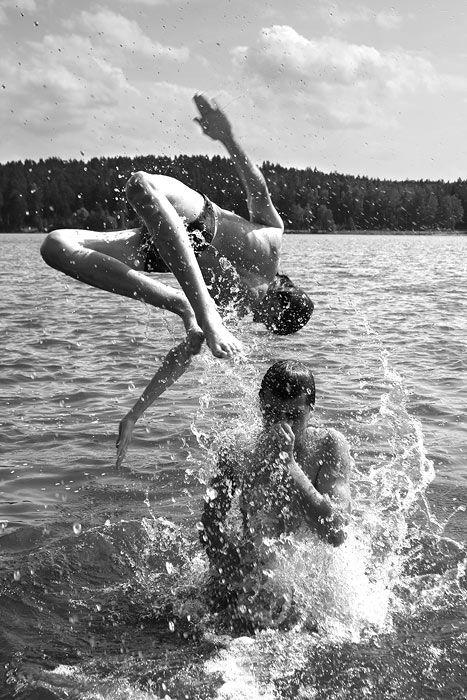 Gefährliche springen