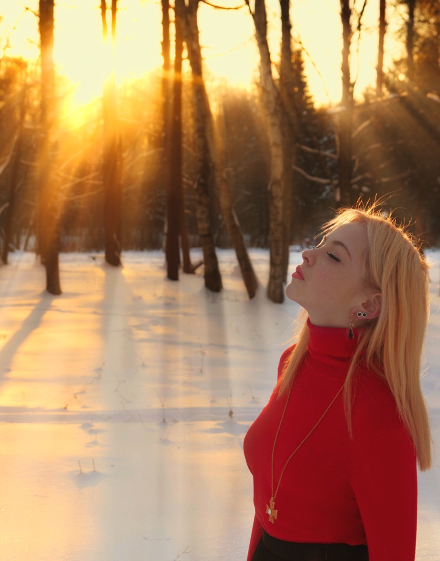 Porträt von Olga Razvarinoy