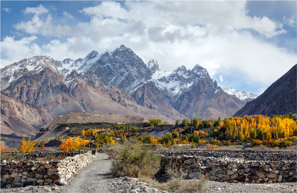 Herbst in den Bergen des Karakorum