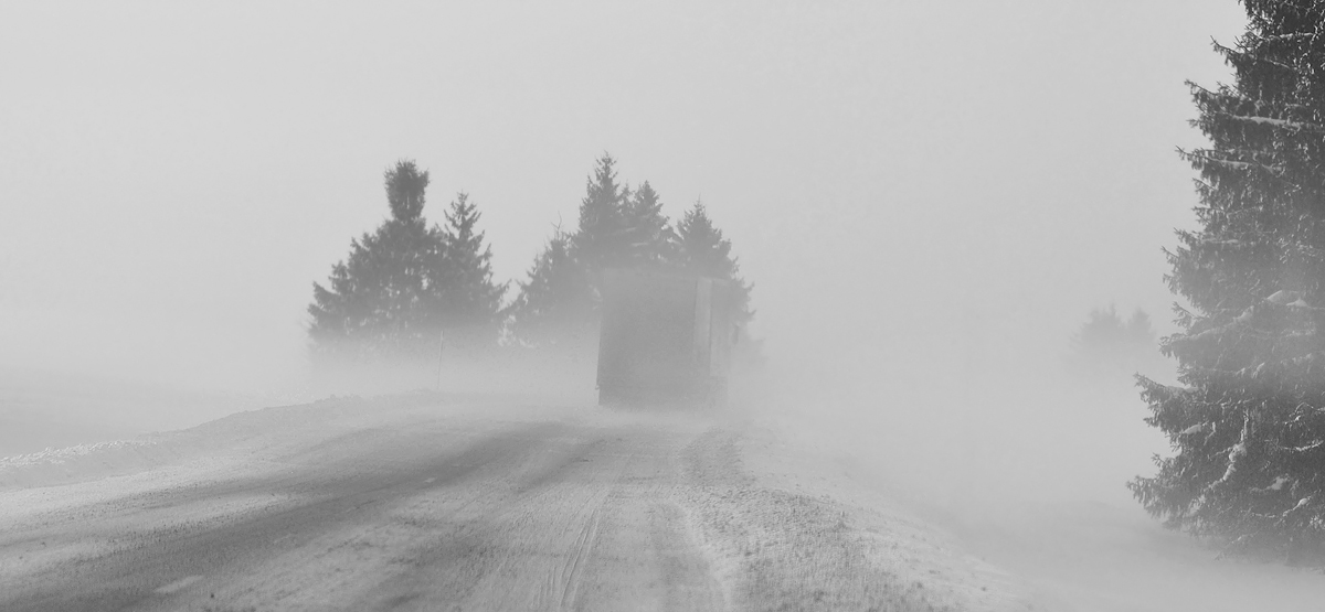 die Straße Trucker Fahrer ...