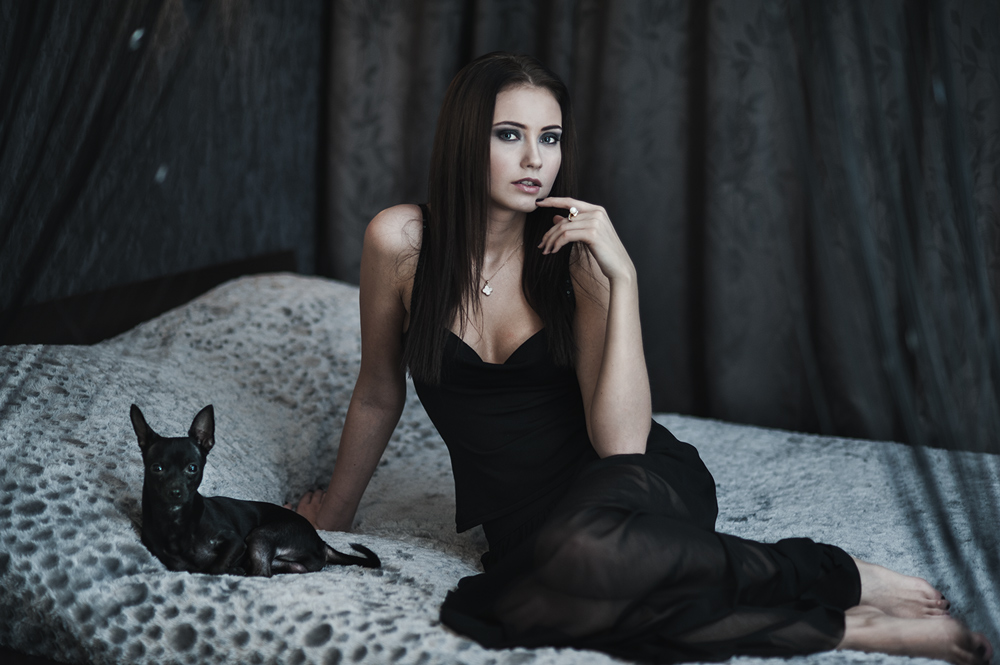 Dame mit dem Hündchen