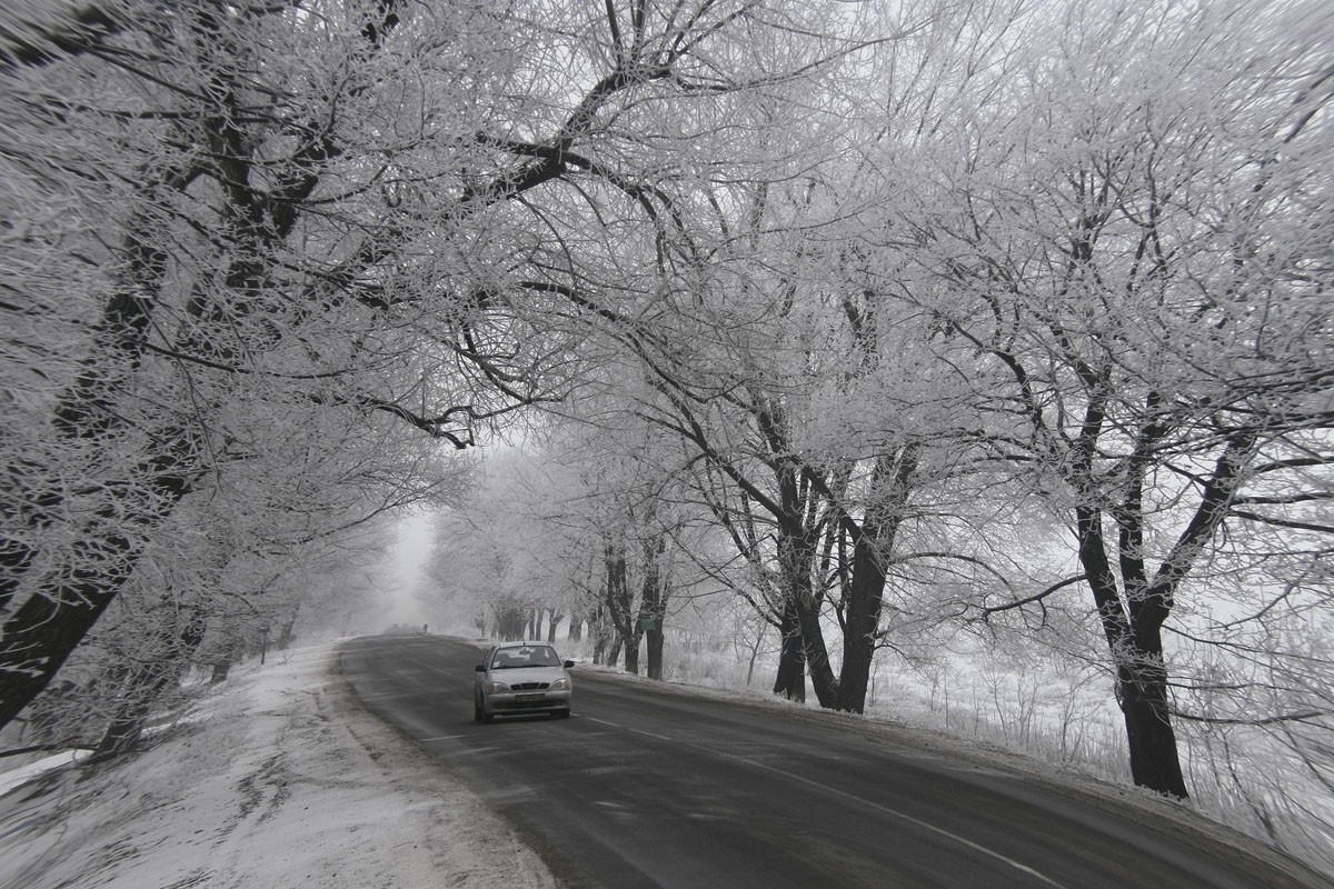 Winter road.