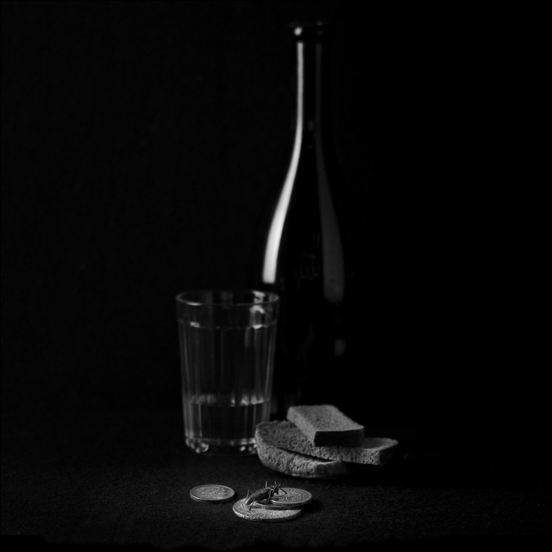 Drei Krusten von Brot ...