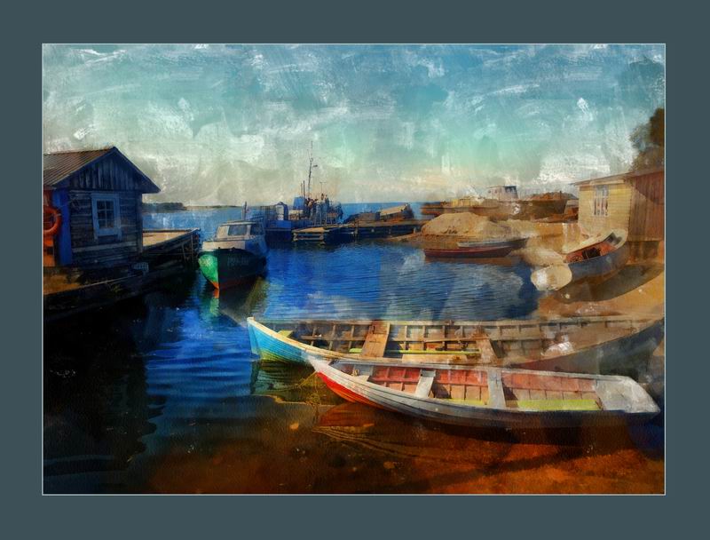 Bootssteg. o.Solovki