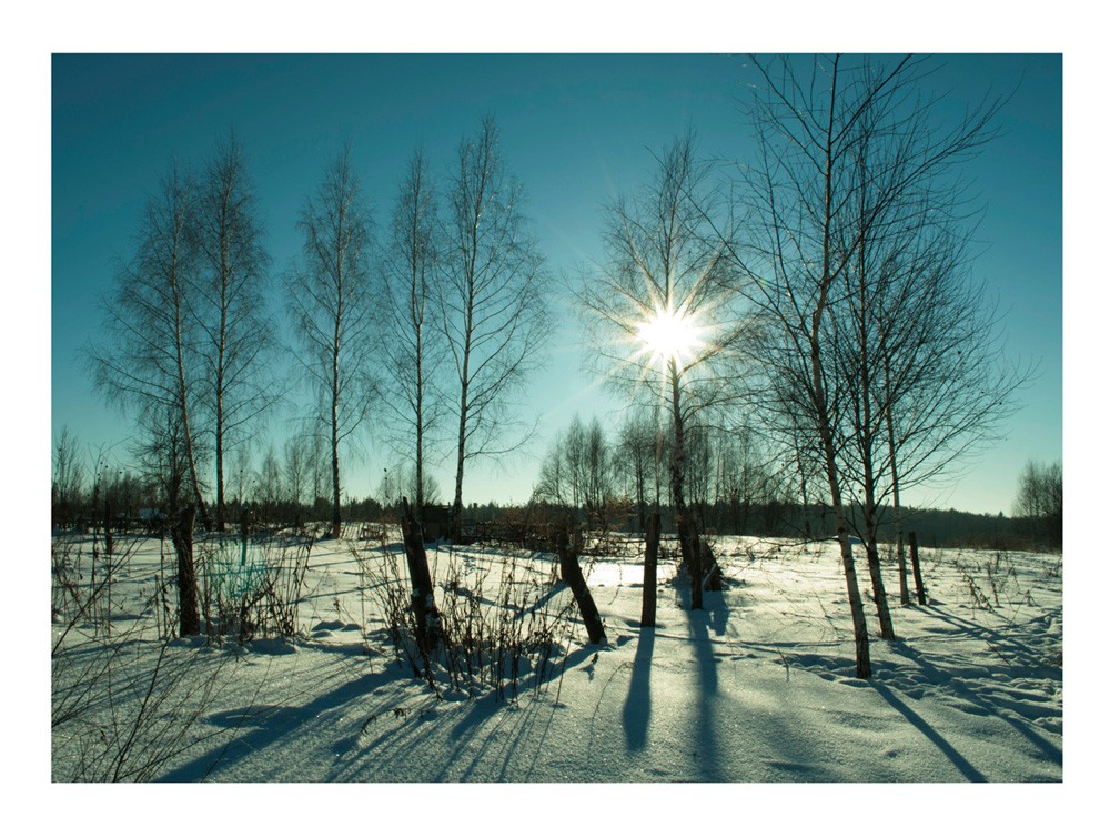 Frost und Sonne, ein wunderschöner Tag ...