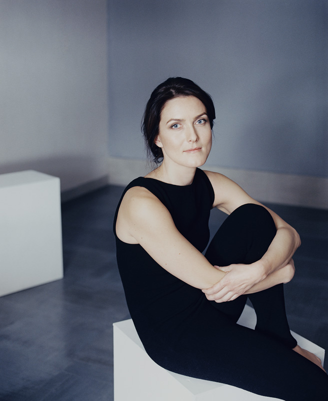 Porträt mit Geometrie