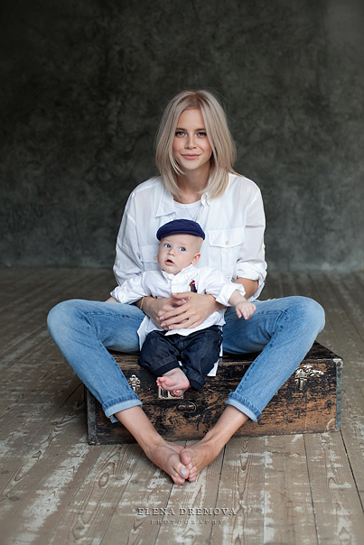 Eine Familie Foto-Session.