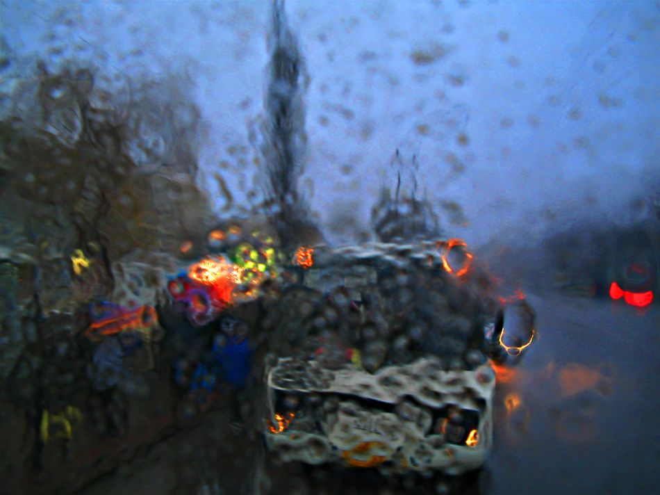 Winter akvareli ... ili ... Eindruck / Eindruck.