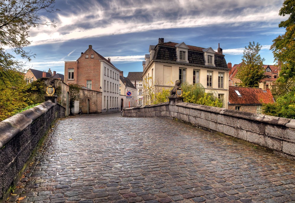 Lion Brücke in Brügge
