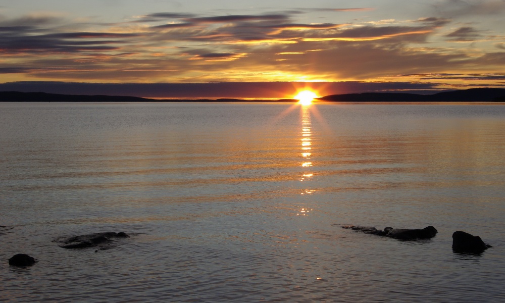 Startseite Sonnenuntergang.