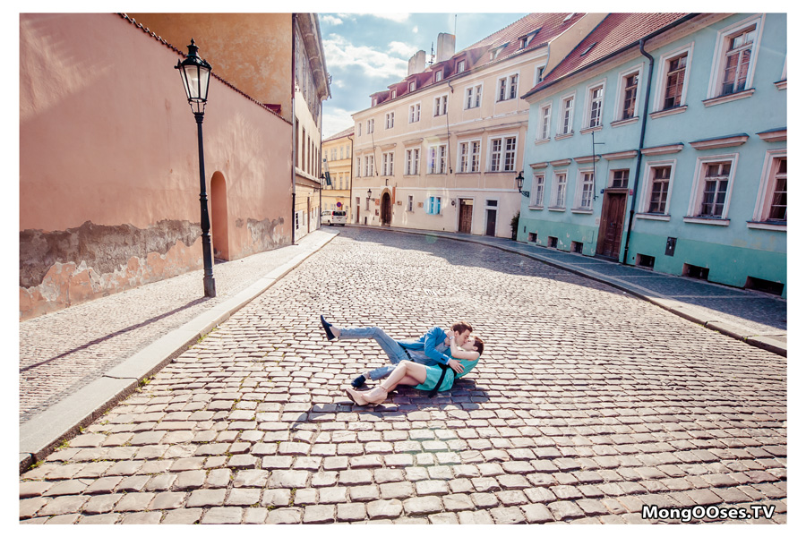 Liebe auf den Straßen von Prag