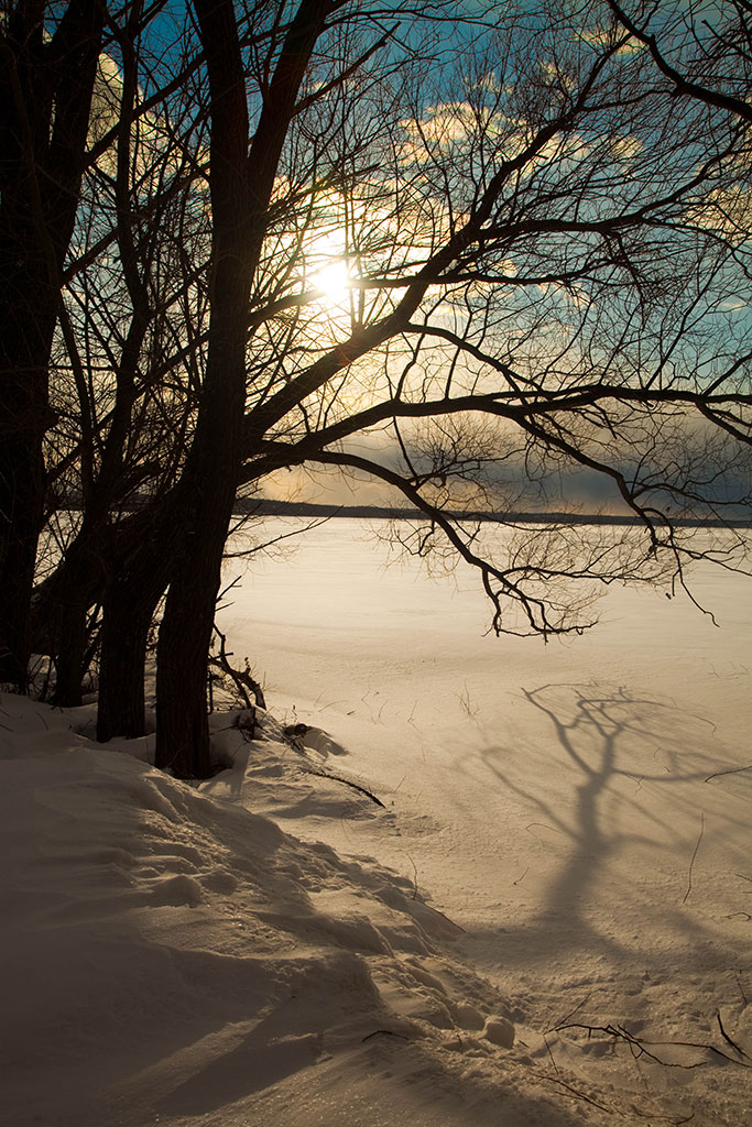 Sunset on Lake Pleshcheyevo