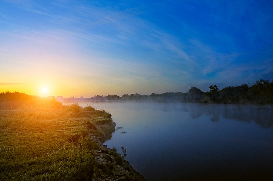 Morgen auf dem Fluss