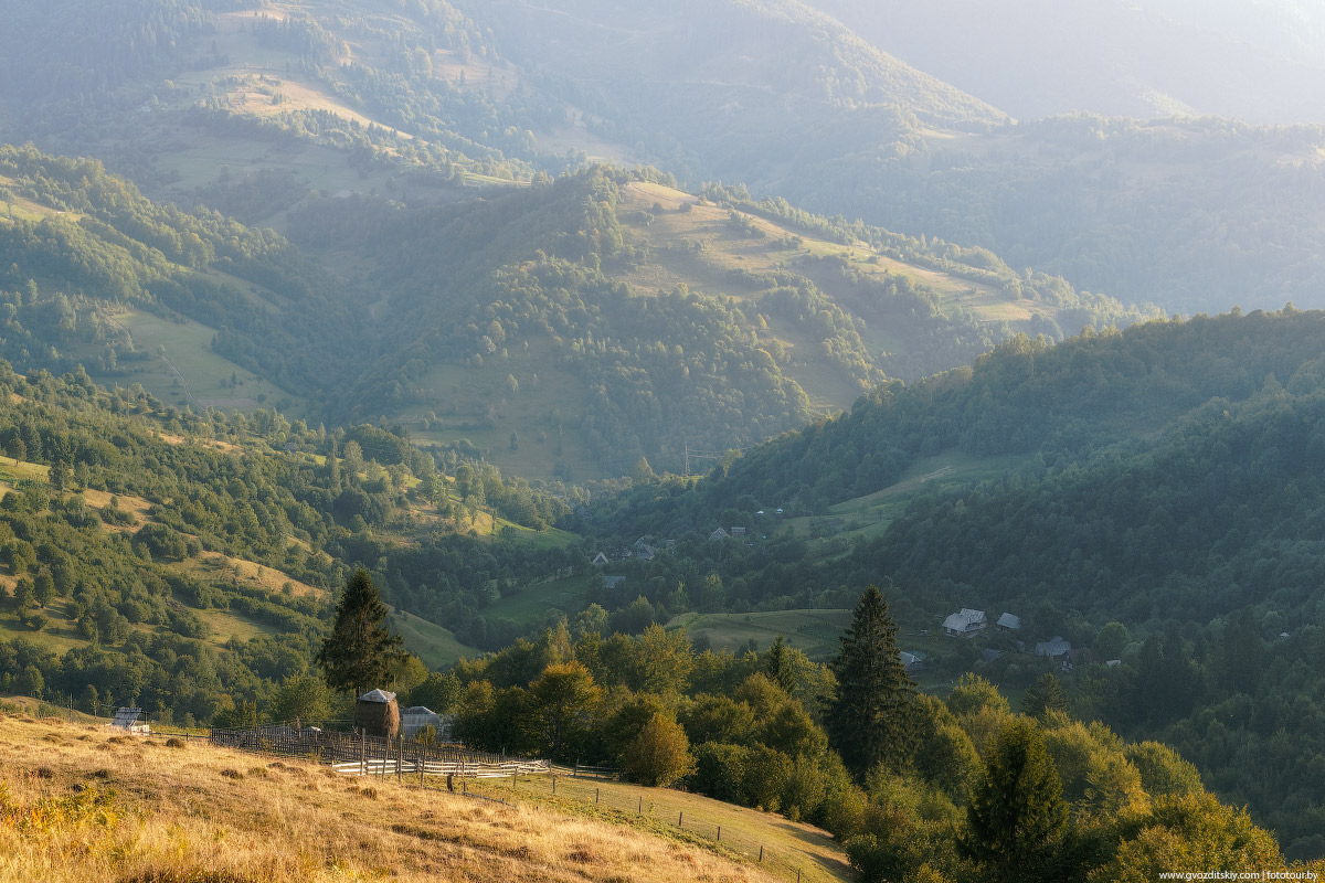 An den Hängen der Karpaten
