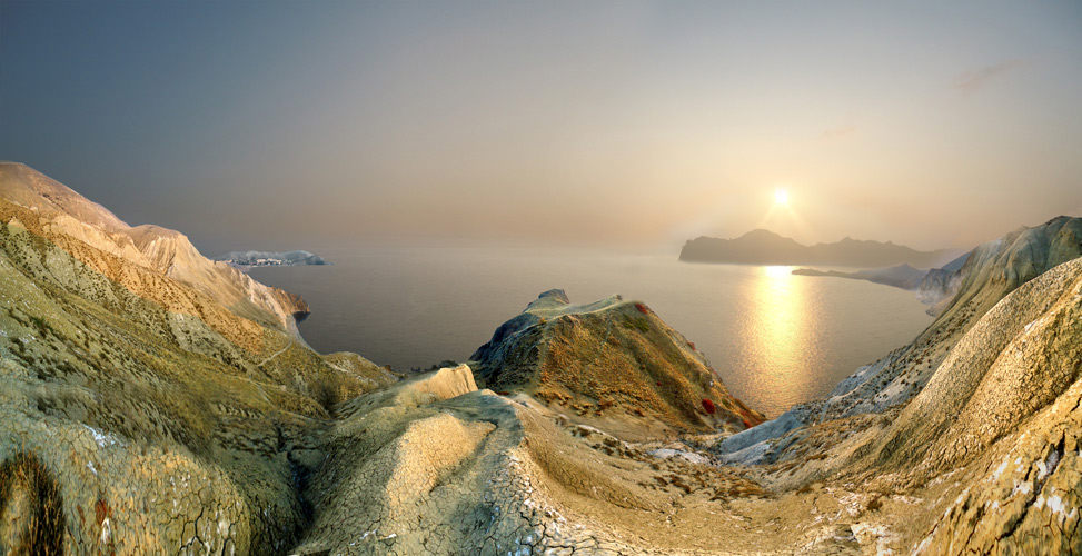 Unter der Last .. hills - gekrümmten Wirbelsäule