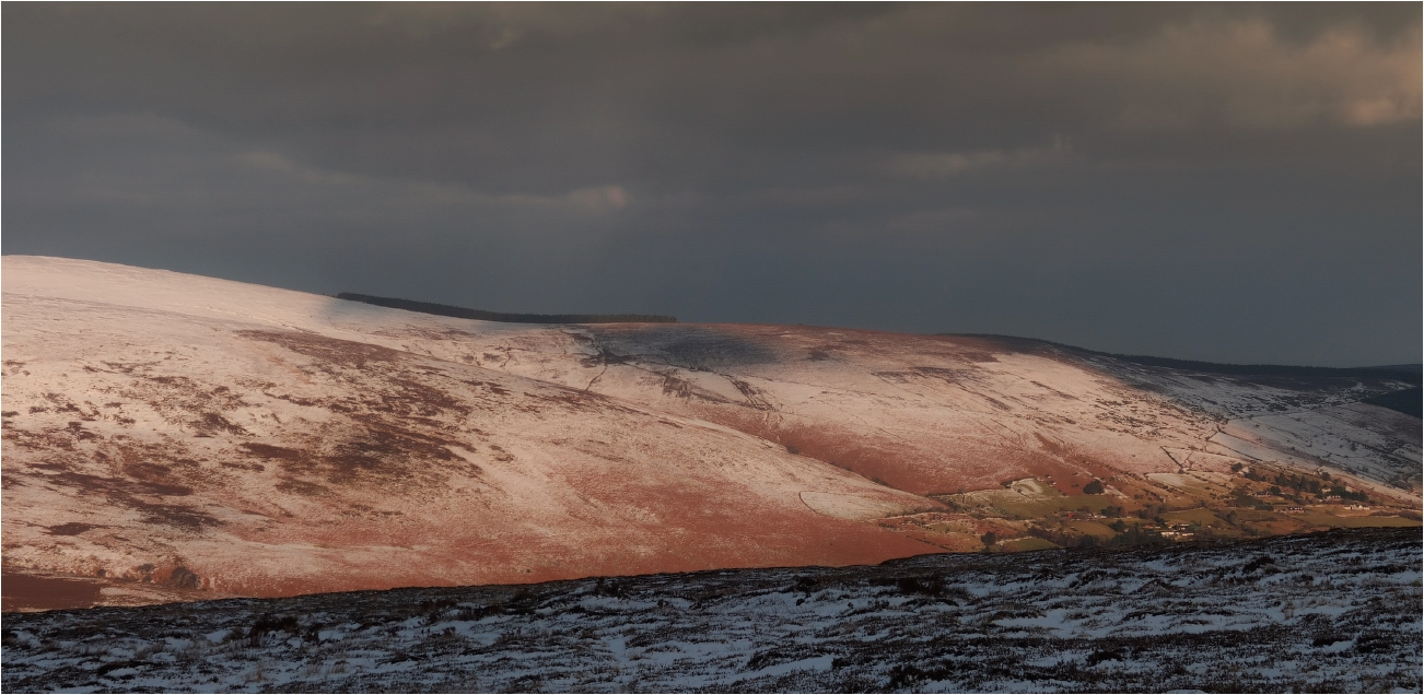 Schatten der Wolken ... und Gleiten auf den Pisten ...