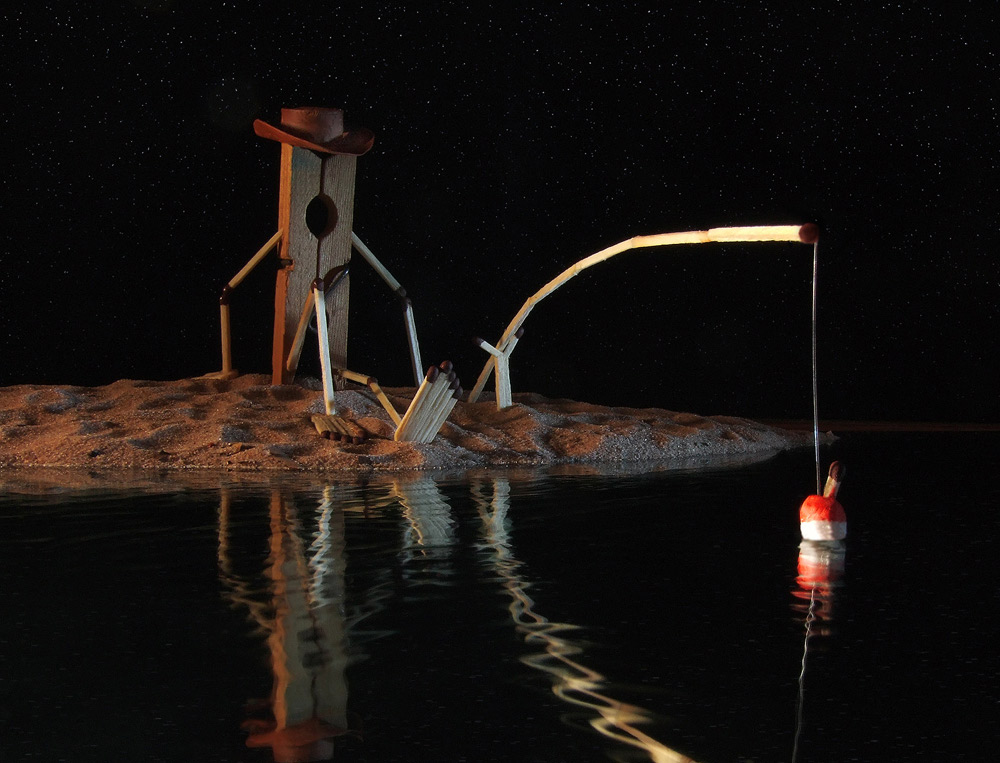 Erhaschte einen Groß und Klein!