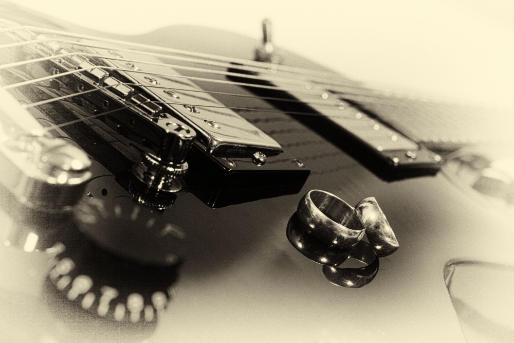 Ehemalige Gitarre Wippe