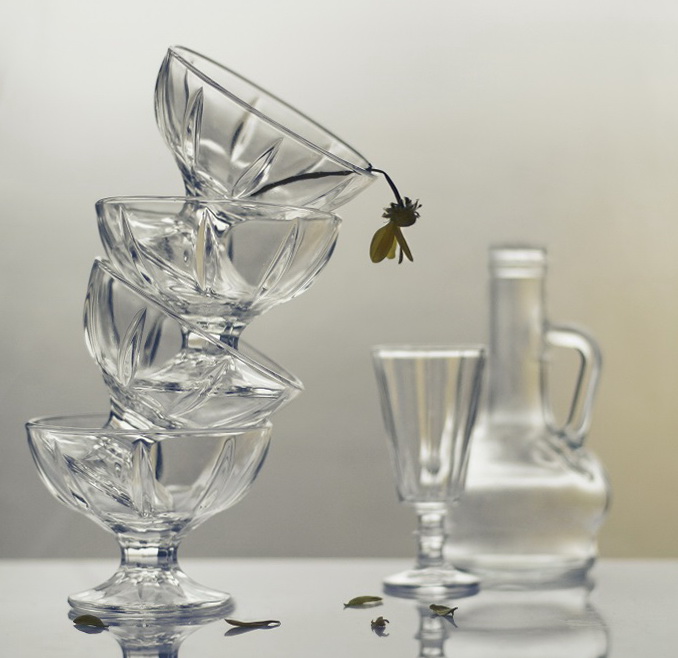 Petals zerbröckelte, zerbrochene Träume ....