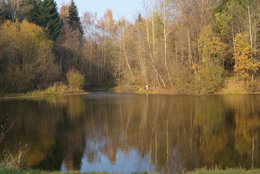 Die Erinnerung an warmen Herbst