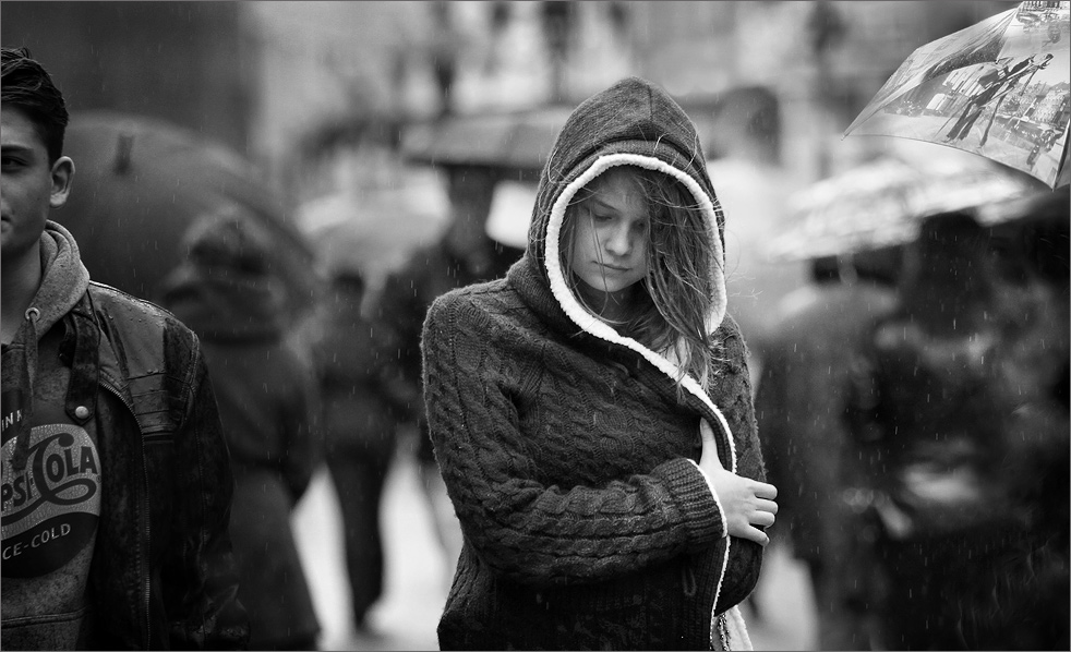 In unserer Stadt, die regen ...