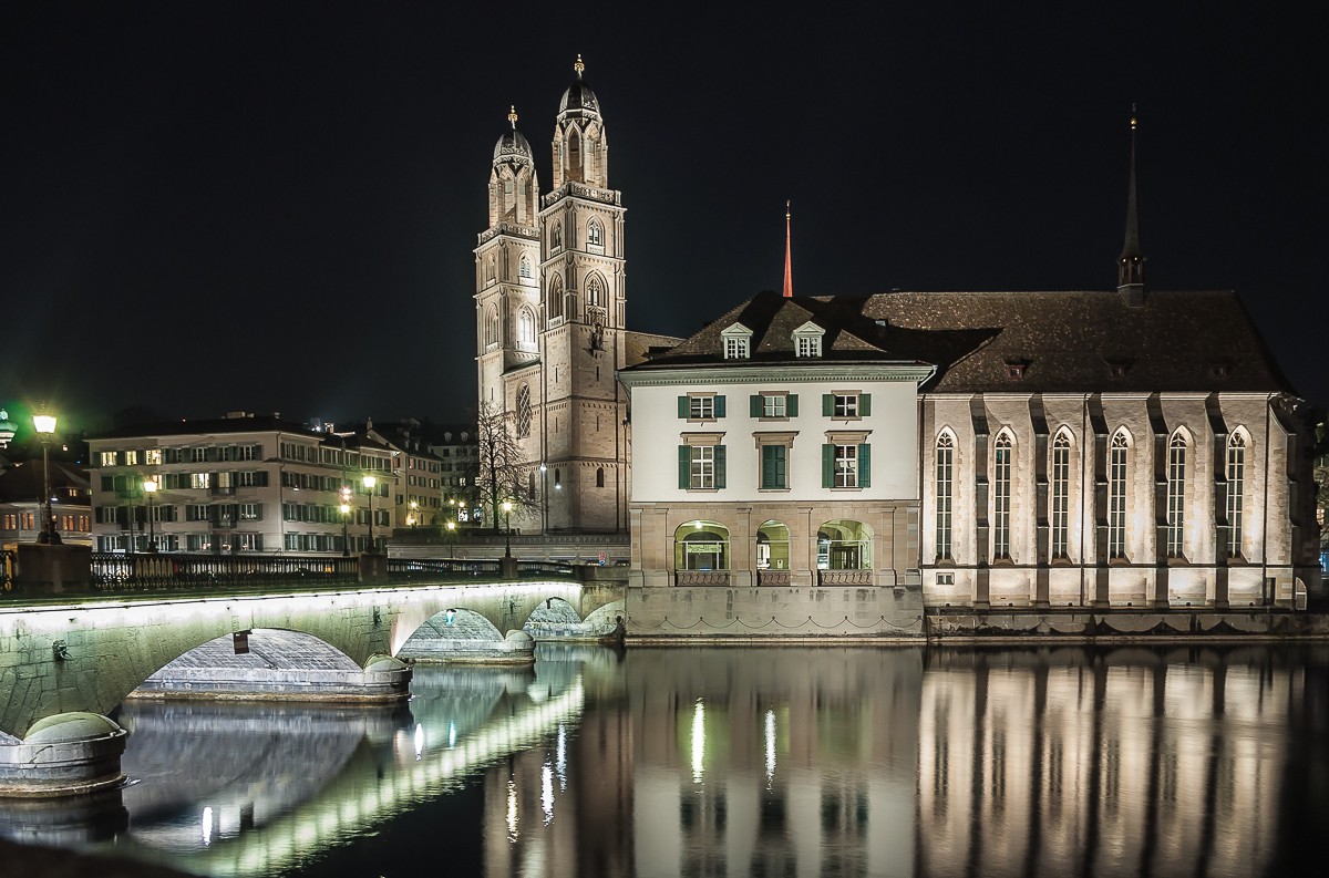 Nacht Zürich.