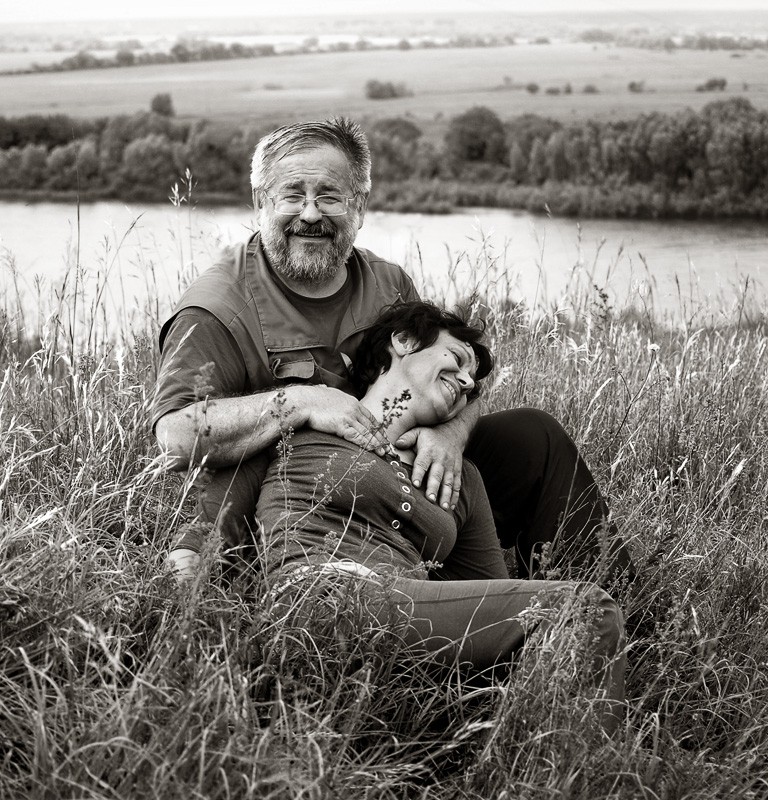 Mit Blick auf die Oka