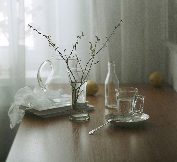 Klopfte an die Fenster April .....