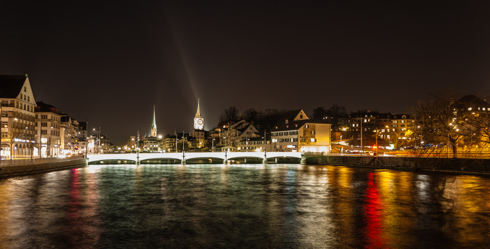 Nacht Zürich.