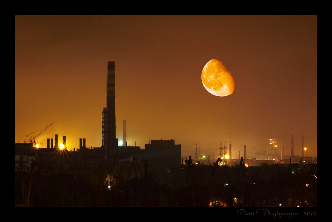 Hung in den Himmel Mandarine