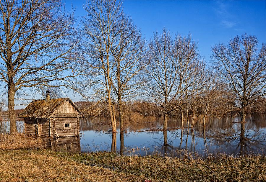 Hochwasser in der Region Witebsk