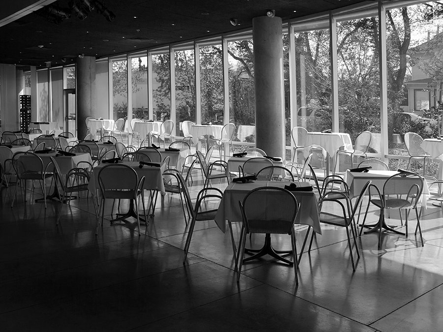 Der Versuch weißen Stille