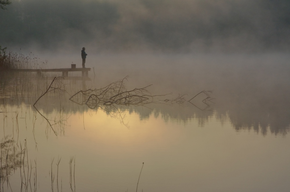 Allein mit Stille ...