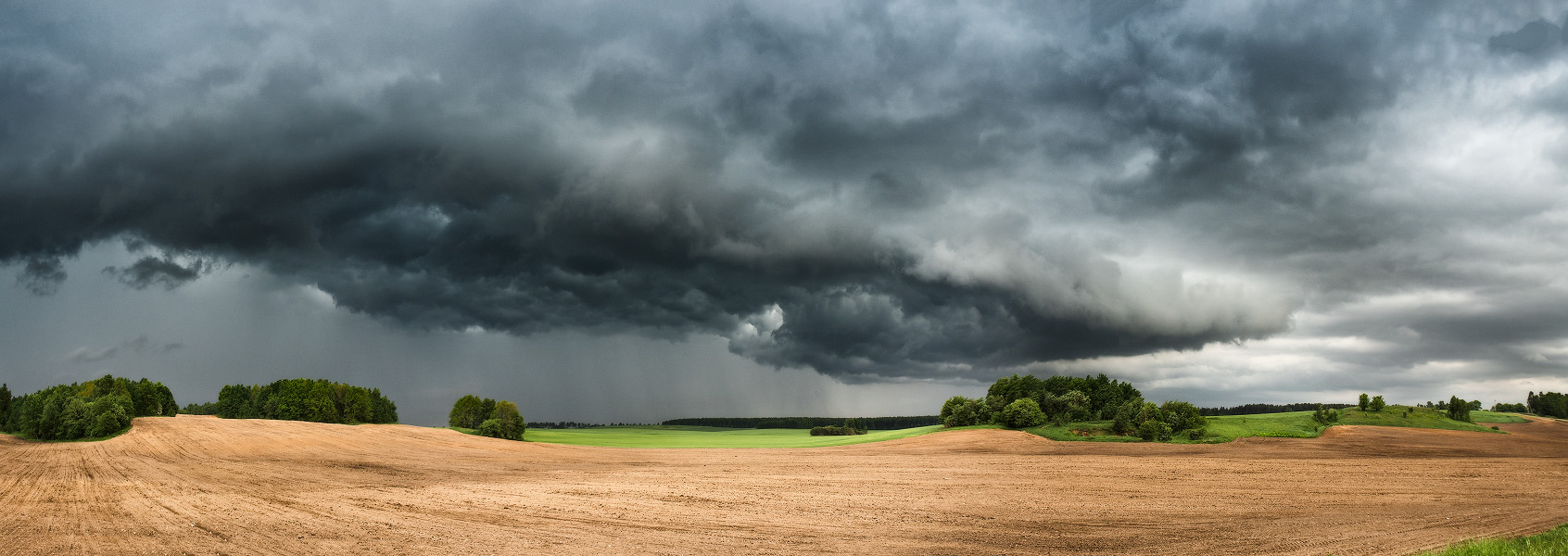 Über den herannahenden Sturm
