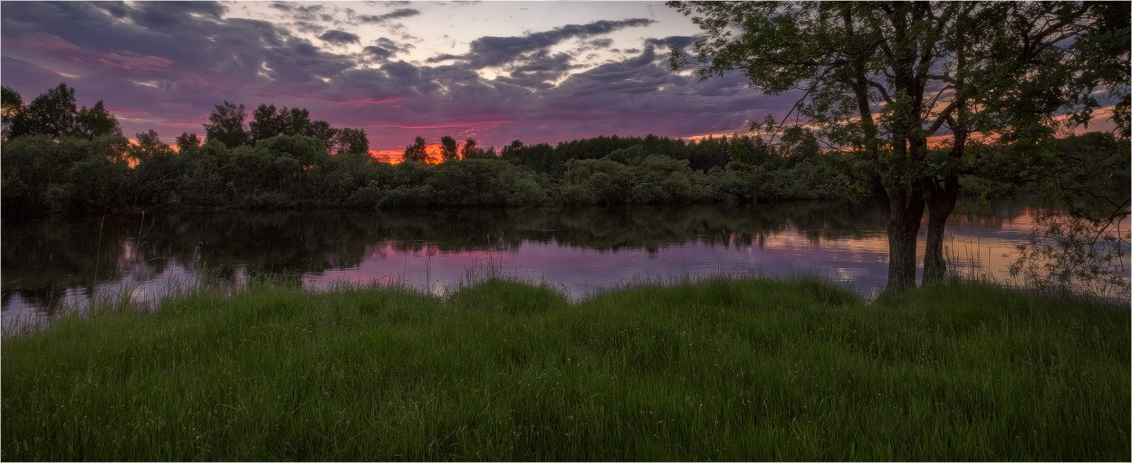Lila Sonnenuntergang