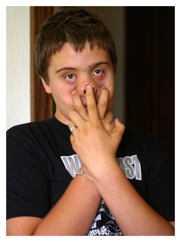 Porträt eines typischen photocritic