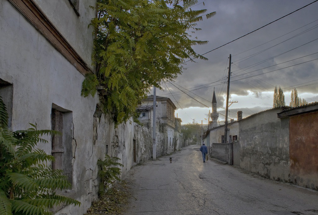 Alt Bakhchisarai. Am frühen Morgen ...
