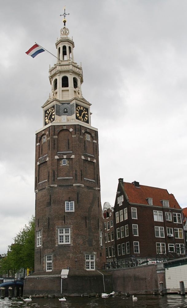 Münz-Turm von Amsterdam.