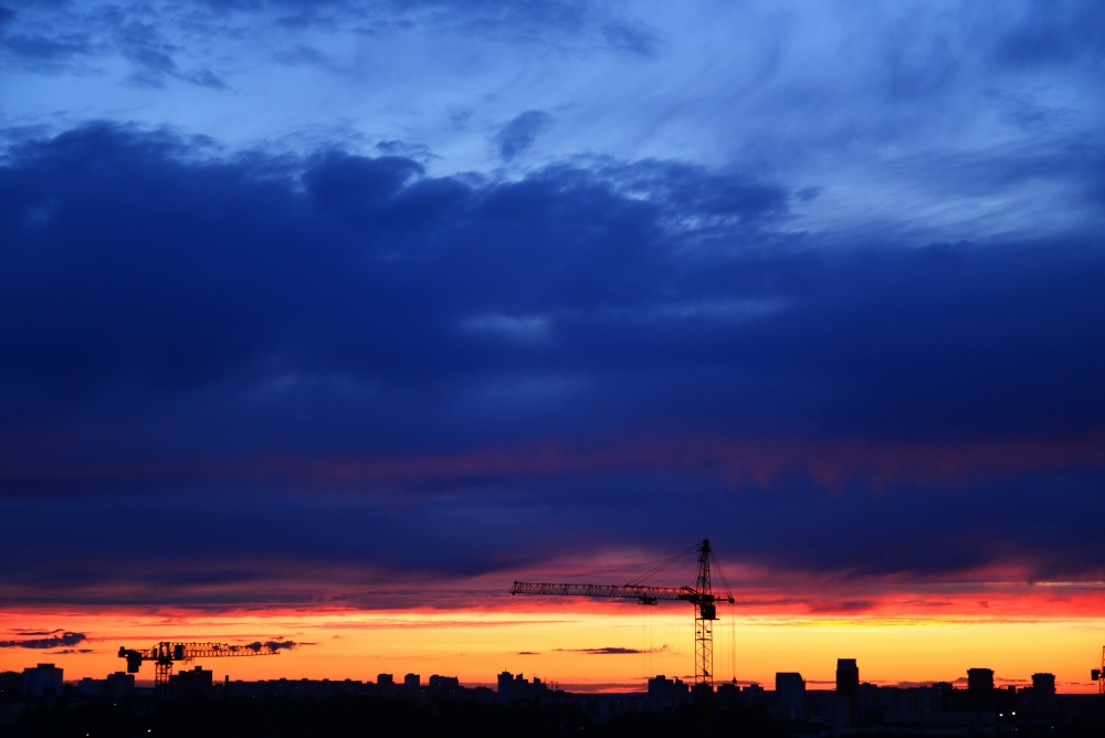 Sonnenuntergang auf Timirjazeva