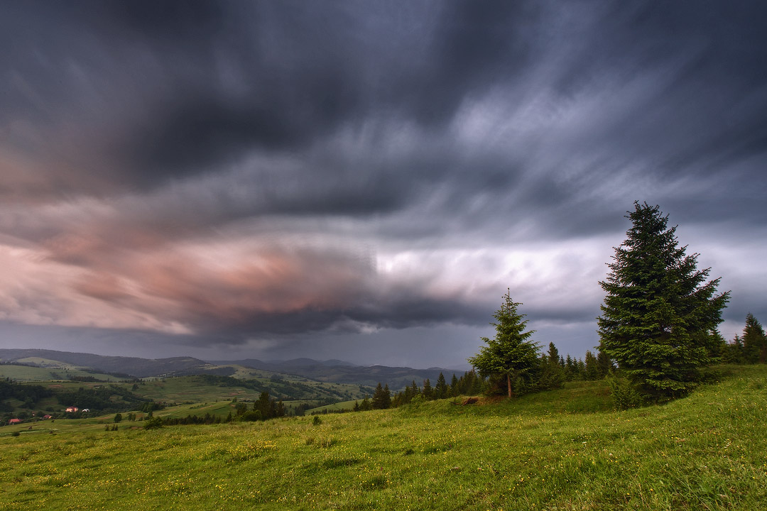 Bewegung von Gewittern