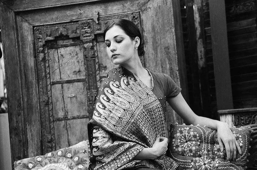 Indisches Mädchen in das Innere